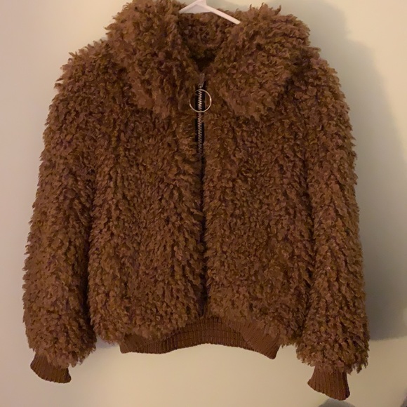 Zara TRF Teddy Vintage Jacket - Picture 2 of 3